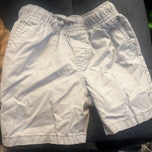 Cat & Jack White Athletic Shorts Elastic Waist